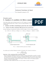 TP de Traitement Numerique Du Signal