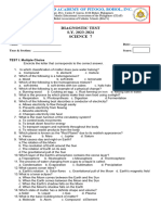 Diagnostic Exam Science 7