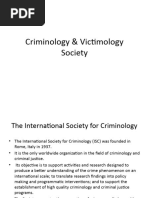 Criminology & Victimology Society