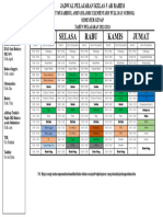 JADWAL PELAJARAN KELAS 5 Fix