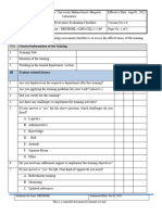 9.training Effectiveness Evaluation Checklist