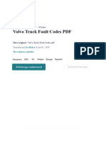 Volvo Truck Fault Codes PDF