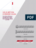 Fiche Technique Vis Beton Hybride HUS4 Pour Fixation Unitaire Fiche Technique ASSET DOC LOC 17828345