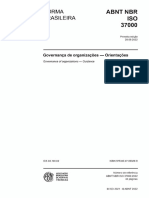 ABNT NBR ISO 37000 - 2022 - Governança Corporativa