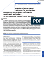 J of Chemical Tech Biotech - 2020 - Zou - Emerging Technologies of Algae Based Wastewater Remediation For Bio Fertilizer