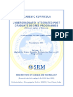 Mathematics Syllabus All Programmes 2021