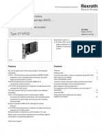 Digital Control Electronics For The Axial Piston Pumps A4VS With HS4 Control and A2V With EO4 Control