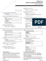 Copy For Employee: Complete Only If Tax Code Is Cumulative. If There Is An 'X'