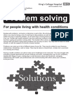 Problem Solving in Health Conditions