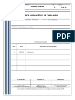 Pe-Lcde-Tub-003 Teste Hidrostatico de Tubulação