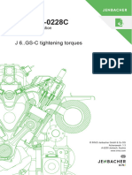 J 6..GS-C Tightening Torques: Technical Instruction