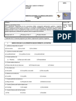 Prueba de La Experiencia Lectora La Polillla Del Baúl 2°B