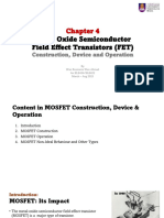 CHAP 4 MOSFET DEVICE & OPERATION (Part 1)