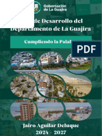 Plan de Desarrollo Del Departamento de La Guajira 2024 - 2027