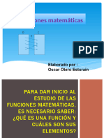 Presentación de Funciones Matemáticas