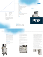 A9800 Máquina de Anestesia Especificaciones Técnicas