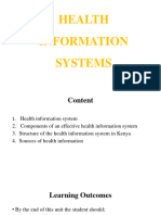 Health Information Notes