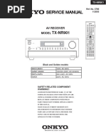 Onkyo tx-nr901 SM