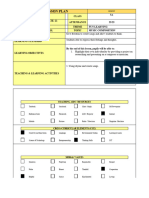 Daily Lesson Plan Template