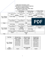 17.06.2024 - Cosmas Final Exam Timetable - 2nd Semester