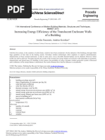 Parasonis, Keizikas - 2013 - Increasing Energy Efficiency of The Translucent Enclosure Walls of A Building