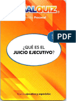 Juicio Ejecutivo y Especiales, Legal Quiz