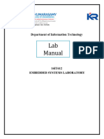 16IT612 - Embedded Systems Lab