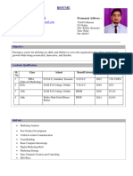 CV Adarsh Kumar Singh AD-8