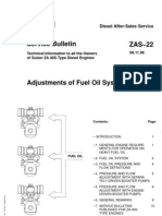 Adjustments of Fuel Oil Systems