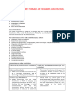 Chapter 3 - Salient Features of The Indian Constitution