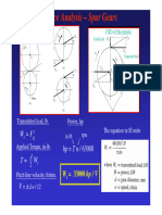 Gear Forces Formula Presentation