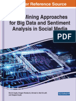 Data Mining Approaches For Big Data and Sentiment Analysis in Social Media