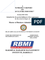 Agriculture Industry Rbmi Mini Project