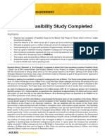 Bibiani Feasibility Study 2016