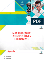 Aula 10 - Manipulação de Arquivos