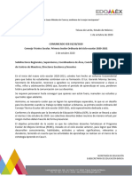 Comunicado SEB 01102020 CTE 2 de Octubre de 2020