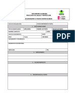 Formato Seguimiento A Visita Domiciliaria