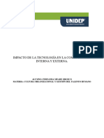 Impacto de La Tecnología en La Comunicación Interna y Externa.