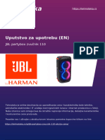 Uputstvo Za Upotrebu en JBL Partybox Zvucnik 110 64f1d952c07e5