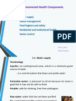 2 EcoEnvHealth 2015 Chapter Two Environmental Health Water Supply