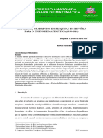 História para o Ensino de Matemática