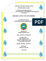 Informe Experimento Purificador de Agua