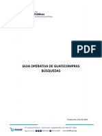 Guía Operativa de GUATECOMPRAS - Búsquedas