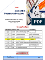 Patient Care in Pharmacy Practice Lecture