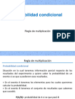 Probabilidad Condicional - Regla de Multiplicación