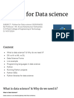 Python For Data Science