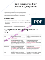 M - Sequence and P - Sequencer in UVM