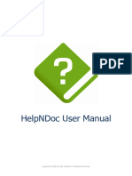 HelpNDoc User Manual