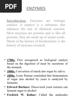 Enzymes Kinetics