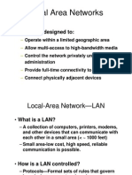 Local Area Networks: Lans Are Designed To